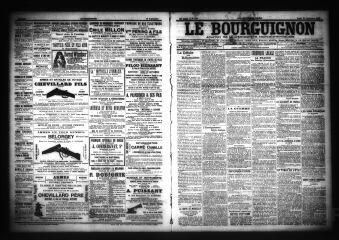 3 vues  - Le Bourguignon : journal de la démocratie radicale-socialiste, n° 228, jeudi 29 septembre 1904 (ouvre la visionneuse)