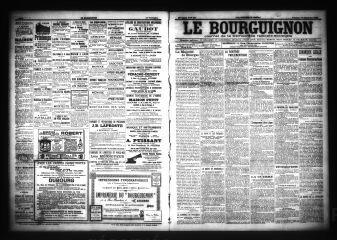 3 vues  - Le Bourguignon : journal de la démocratie radicale-socialiste, n° 229, vendredi 30 septembre 1904 (ouvre la visionneuse)