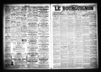 3 vues  - Le Bourguignon : journal de la démocratie radicale-socialiste, n° 232, mardi 4 octobre 1904 (ouvre la visionneuse)