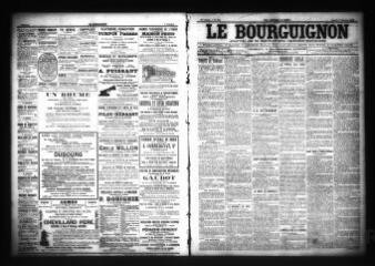 3 vues  - Le Bourguignon : journal de la démocratie radicale-socialiste, n° 236, samedi 8 octobre 1904 (ouvre la visionneuse)