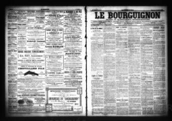 3 vues  - Le Bourguignon : journal de la démocratie radicale-socialiste, n° 237, dimanche 9 octobre 1904 (ouvre la visionneuse)