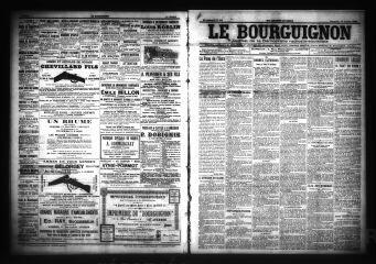 3 vues  - Le Bourguignon : journal de la démocratie radicale-socialiste, n° 243, dimanche 16 octobre 1904 (ouvre la visionneuse)