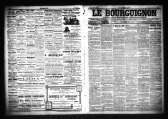 3 vues  - Le Bourguignon : journal de la démocratie radicale-socialiste, n° 247, vendredi 21 octobre 1904 (ouvre la visionneuse)