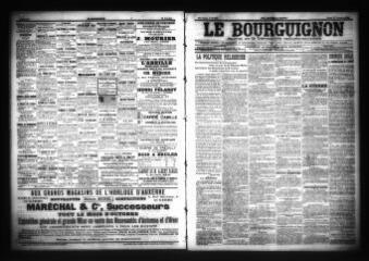 3 vues  - Le Bourguignon : journal de la démocratie radicale-socialiste, n° 250, mardi 25 octobre 1904 (ouvre la visionneuse)