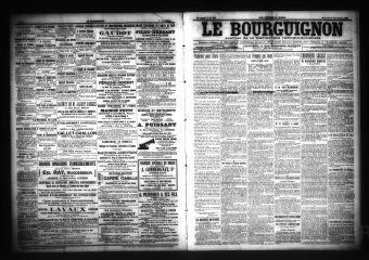 3 vues  - Le Bourguignon : journal de la démocratie radicale-socialiste, n° 257, mercredi 2 novembre 1904 (ouvre la visionneuse)