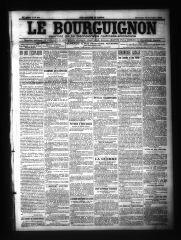 3 vues  - Le Bourguignon : journal de la démocratie radicale-socialiste, n° 267, dimanche 13 novembre 1904 (ouvre la visionneuse)