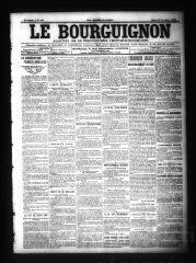 3 vues  - Le Bourguignon : journal de la démocratie radicale-socialiste, n° 268, mardi 15 novembre 1904 (ouvre la visionneuse)