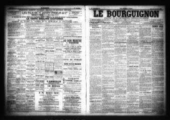 3 vues  - Le Bourguignon : journal de la démocratie radicale-socialiste, n° 274, mardi 22 novembre 1904 (ouvre la visionneuse)