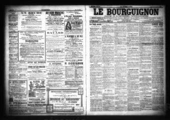 3 vues  - Le Bourguignon : journal de la démocratie radicale-socialiste, n° 276, jeudi 24 novembre 1904 (ouvre la visionneuse)