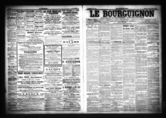 3 vues  - Le Bourguignon : journal de la démocratie radicale-socialiste, n° 281, mercredi 30 novembre 1904 (ouvre la visionneuse)