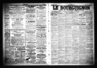 3 vues  - Le Bourguignon : journal de la démocratie radicale-socialiste, n° 284, samedi 3 décembre 1904 (ouvre la visionneuse)