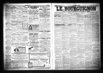3 vues  - Le Bourguignon : journal de la démocratie radicale-socialiste, n° 289, vendredi 9 décembre 1904 (ouvre la visionneuse)