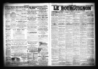 3 vues  - Le Bourguignon : journal de la démocratie radicale-socialiste, n° 290, samedi 10 décembre 1904 (ouvre la visionneuse)