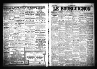 3 vues  - Le Bourguignon : journal de la démocratie radicale-socialiste, n° 293, mercredi 14 décembre 1904 (ouvre la visionneuse)