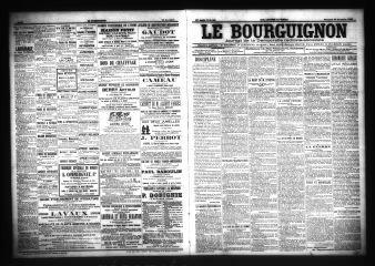 3 vues  - Le Bourguignon : journal de la démocratie radicale-socialiste, n° 305, mercredi 28 décembre 1904 (ouvre la visionneuse)