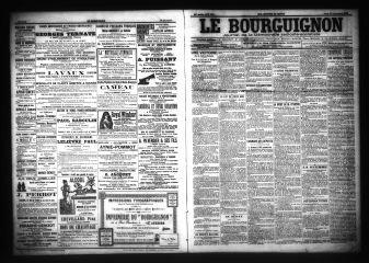 3 vues  - Le Bourguignon : journal de la démocratie radicale-socialiste, n° 306, jeudi 29 décembre 1904 (ouvre la visionneuse)