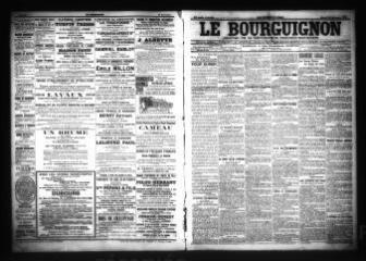 3 vues  - Le Bourguignon : journal de la démocratie radicale-socialiste, n° 308, samedi 31 décembre 1904 (ouvre la visionneuse)