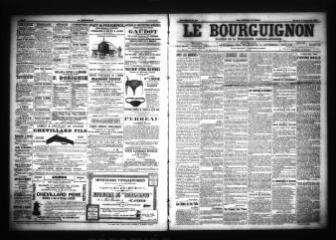 3 vues  - Le Bourguignon : journal de la démocratie radicale-socialiste, n° 205, mercredi 6 septembre 1905 (ouvre la visionneuse)
