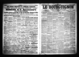 3 vues  - Le Bourguignon : journal de la démocratie radicale-socialiste, n° 240, mardi 17 octobre 1905 (ouvre la visionneuse)