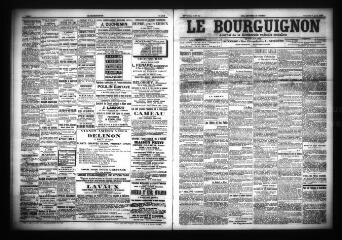 3 vues  - Le Bourguignon : journal de la démocratie radicale-socialiste, n° 81, vendredi 6 avril 1906 (ouvre la visionneuse)