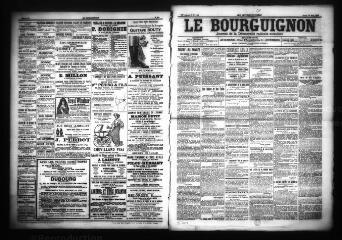 3 vues  - Le Bourguignon : journal de la démocratie radicale-socialiste, n° 109, jeudi 10 mai 1906 (ouvre la visionneuse)