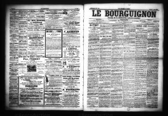 3 vues  - Le Bourguignon : journal de la démocratie radicale-socialiste, n° 128, samedi 2 juin 1906 (ouvre la visionneuse)