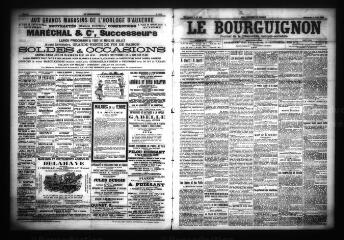 3 vues  - Le Bourguignon : journal de la démocratie radicale-socialiste, n° 181, dimanche 5 août 1906 (ouvre la visionneuse)