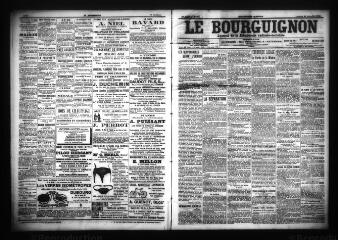 3 vues  - Le Bourguignon : journal de la démocratie radicale-socialiste, n° 296, vendredi 21 décembre 1906 (ouvre la visionneuse)