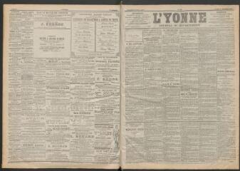 4 vues  - L\'Yonne : journal du département, n° 305, samedi 30 décembre 1899 (ouvre la visionneuse)