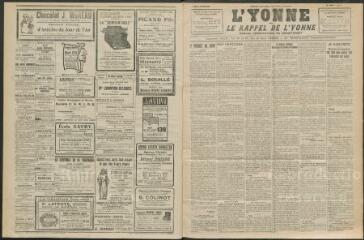 609 vues  - L\'Yonne et le Rappel de l\'Yonne : organe démocratique du département, année 1925. (ouvre la visionneuse)