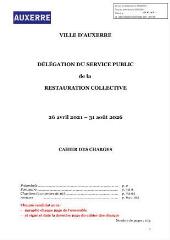37587 Ko - 2021-027 Délégation du service public de la Restauration collective du 26 avril 2021 au 31 août 2026 – Choix du délégataire (ouvre la visionneuse)