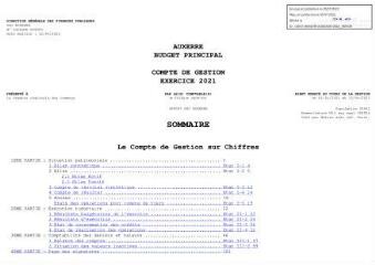 471 Ko - 2022-069 Budget principal – Compte de gestion 2021 (ouvre la visionneuse)