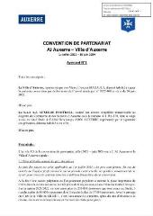 175 Ko - 2022-088 Convention de partenariat avec l\'AJA – Avenant n° 1 (ouvre la visionneuse)