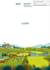 11350 Ko - 2023-086 Contrat de concession pour le service public de gaz de la Ville d\'Auxerre – Rapport annuel de l\'année 2022 (ouvre la visionneuse)