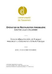 1579 Ko - 2019-149 Opérations de restaurations immobilières – Engagement d\'une procédure d\'enquête préalable à une déclaration d\'utilité publique (ouvre la visionneuse)