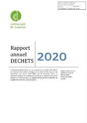 1201 Ko - 2021-094 Service de gestion des déchets – Rapport annuel sur le prix et la qualité du service 2020 (ouvre la visionneuse)