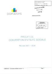 54981 Ko - 2021-152 Approbation d\'une Convention d\'Utilité Sociale (CUS) avec DOMANYS (ouvre la visionneuse)