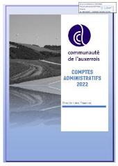 11780 Ko - 2023-085 Budget principal et budgets annexes – Approbation du compte administratif 2022 (ouvre la visionneuse)