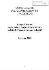 2246 Ko - 2023-201 Service public d\'assainissement collectif – Rapport annuel sur le prix et la qualité – Exercice 2022 (ouvre la visionneuse)