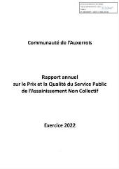 146 Ko - 2023-203 Service public d\'assainissement non collectif – Rapport annuel sur le prix et la qualité – Exercice 2022 (ouvre la visionneuse)