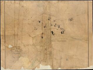 1 vue  - « Plan général de la ville d\'Auxerre et de ses abords levé en 1842 par Lefèvre, géomètre à Auxerre » : tableau d\'assemblage du plan d\'alignement de 1857. (ouvre la visionneuse)