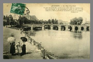 1 vue  - 26. Auxerre. Le Pont Paul-Bert (ouvre la visionneuse)