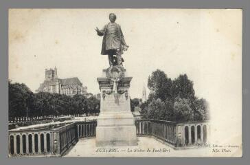 1 vue  - Auxerre. La statue de Paul-Bert (ouvre la visionneuse)