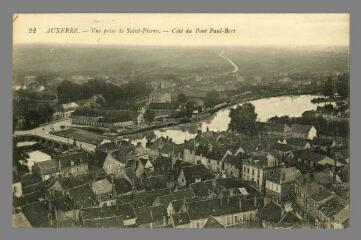 1 vue 22. Auxerre. Vue prise de Saint-Pierre, côté Paul-Bert