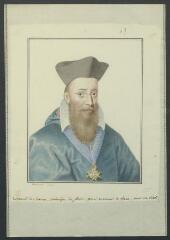 1 vue  - Portrait de Renaud de Beaune, archevêque de Sens, Grand Aumônier de France, mort en 1606 (ouvre la visionneuse)