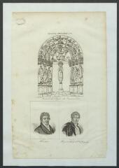 1 vue  - Portail de l\'église de Vermanton et portrait de Fourier et Regnault de Saint-Jean-d\'Angély (ouvre la visionneuse)