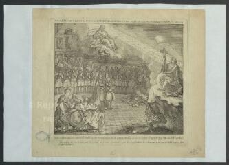1 vue  - Jean Joseph Grillot, chanoine de Chablis, et Antoine Patron mis au carcan en place de grève à Paris le 13 mars 1731 (ouvre la visionneuse)