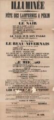 1 vue - Retraite illuminée de 1866 : programme. (ouvre la visionneuse)