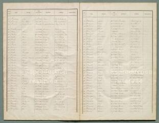 31 vues Listes électorales de 1868, canton est.