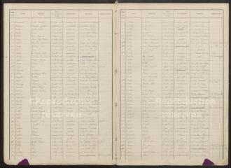 45 vues Listes électorales de 1931, canton ouest.